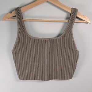 Babaton - Aritzia - Sculpt Knit Squareneck Tank Crop Top